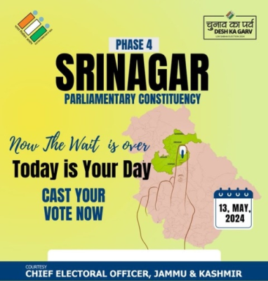 Srinagar  Parliamentary Constituency Poliing